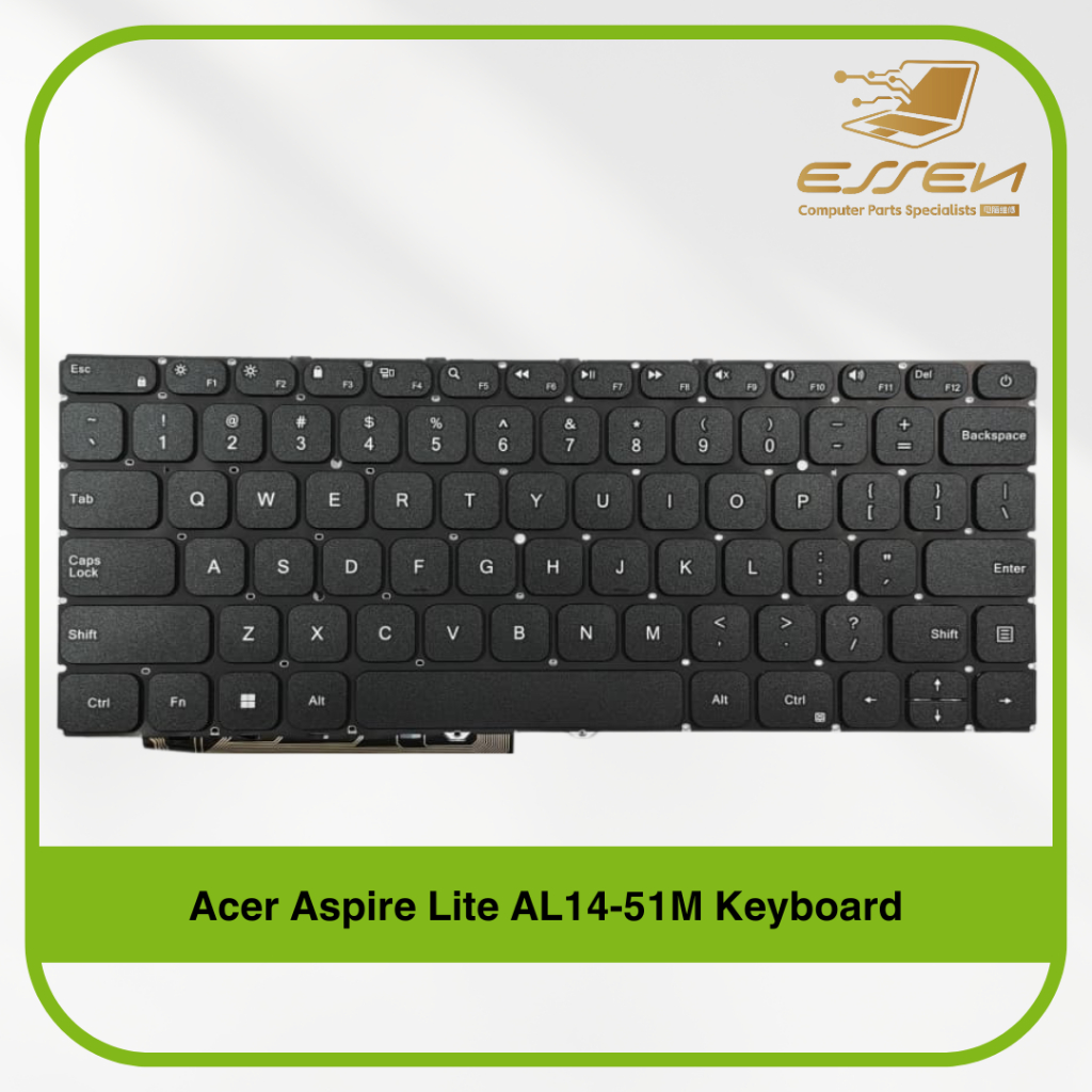 Acer Aspire Lite AL14-51M AL14-51M-57H1 AL14-51M-58U1 AL14-51M-59YA AL14-51M-364B คีย์บอร์ด