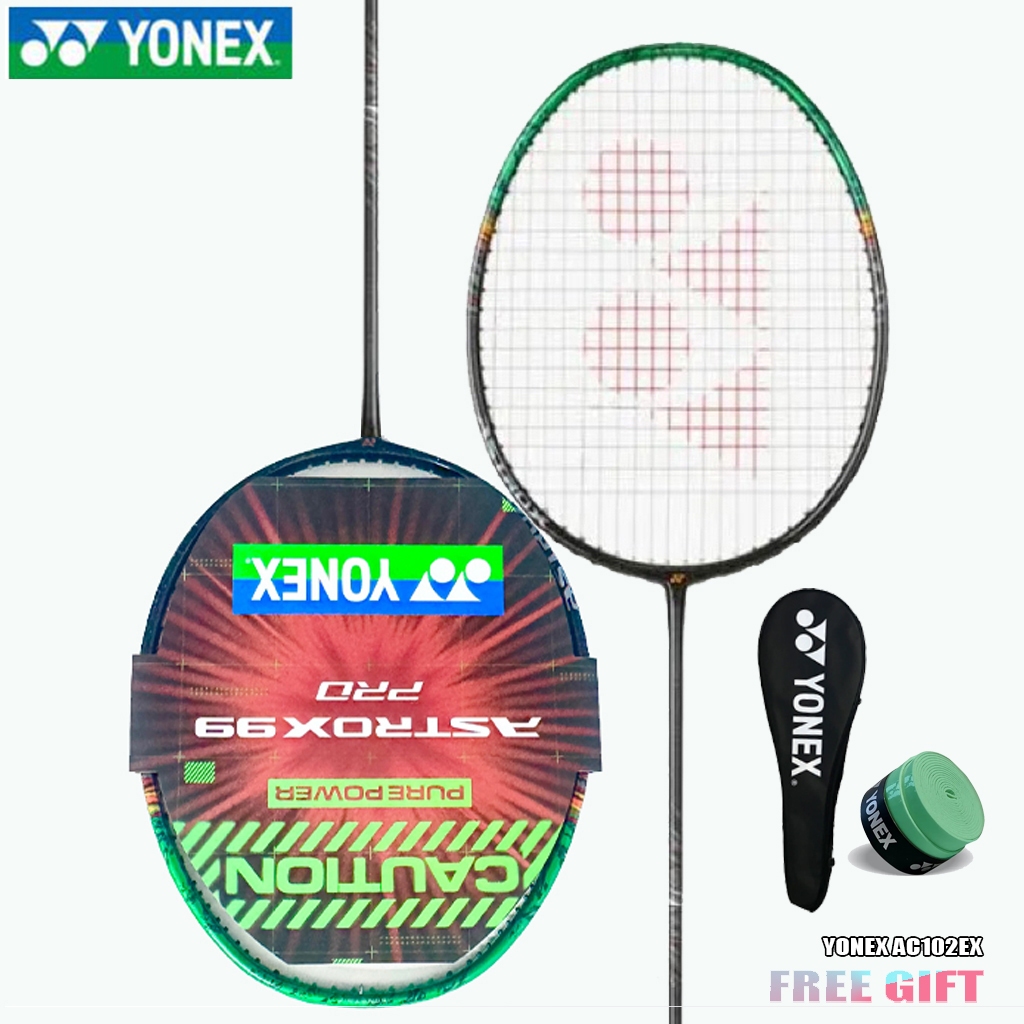 Yonex Astrox 99 Pro (3rd Gen) เฟรมไม้แบดมินตัน Unstrung - สีดํา/เขียว