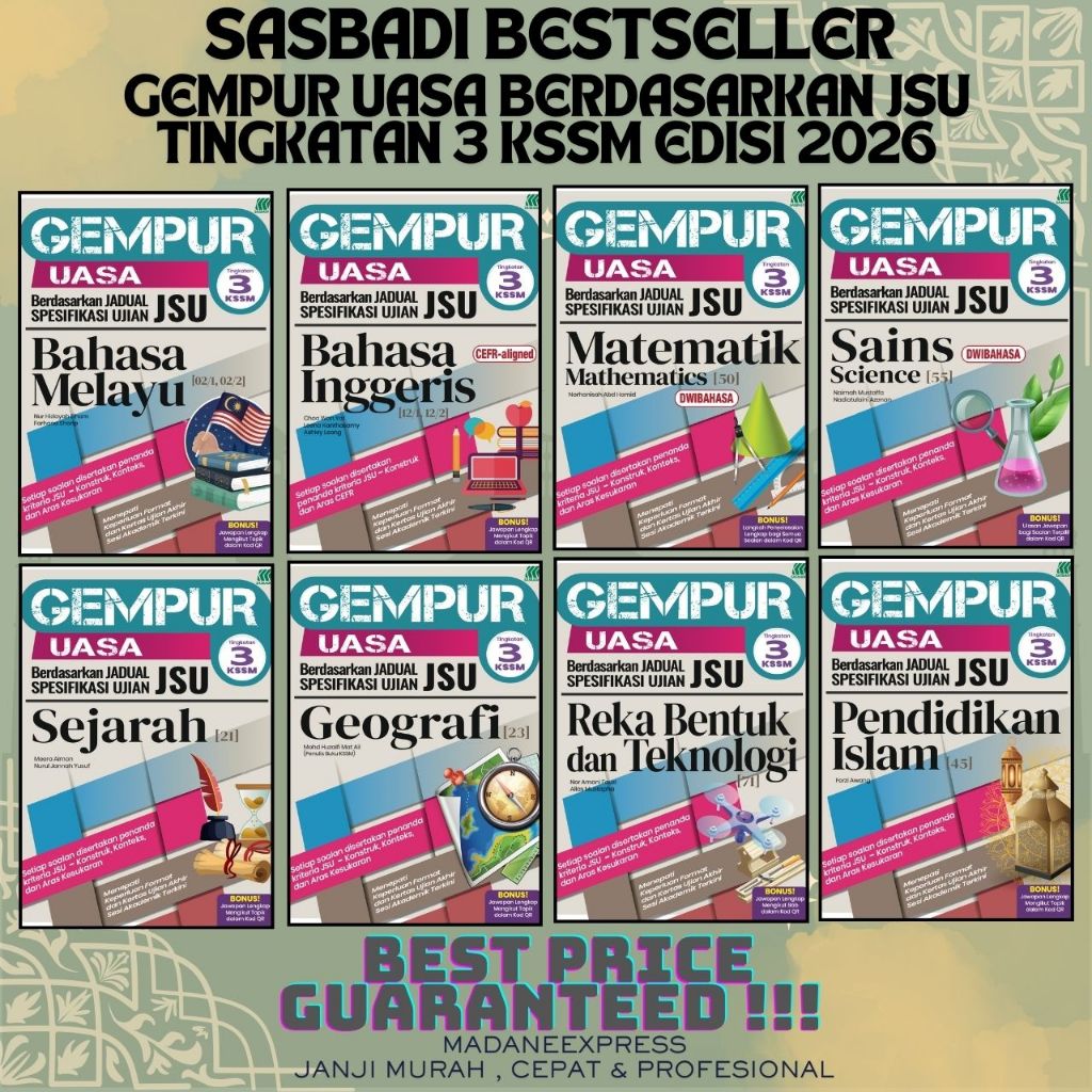 [XPRESS] SASBADI BESTSELLER: THE FUN OF UASA BASED (JSU) LEVEL 3 KSSM EDITION 2026