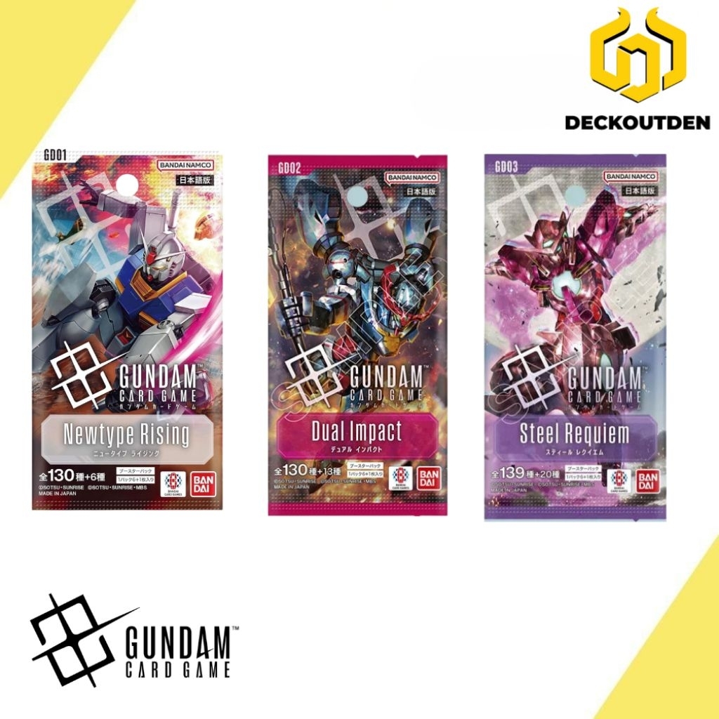 Gundam Card Game Booster Pack ( GD01 / GD02 / GD03 )
