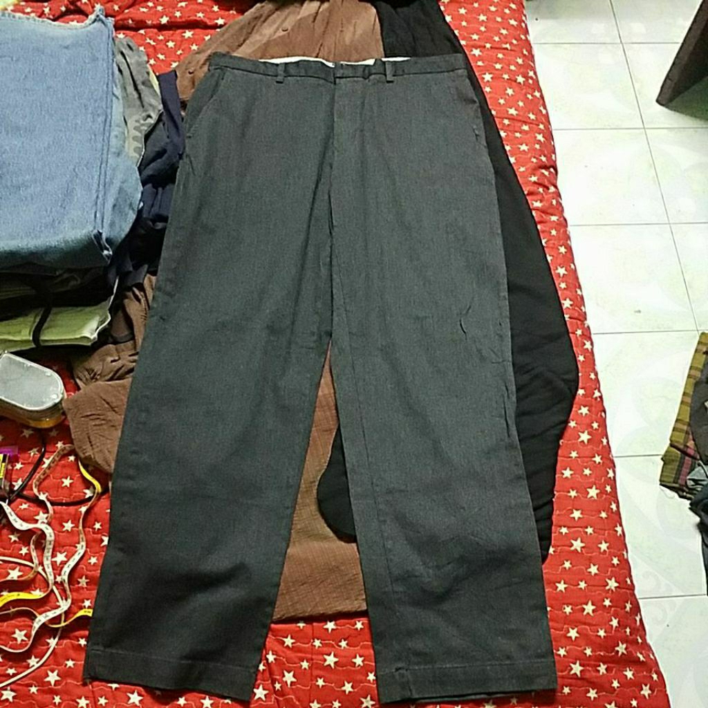 SLACK PANT STRETCH BAGGY BALLON ขนาด 34X41 นิ้ว