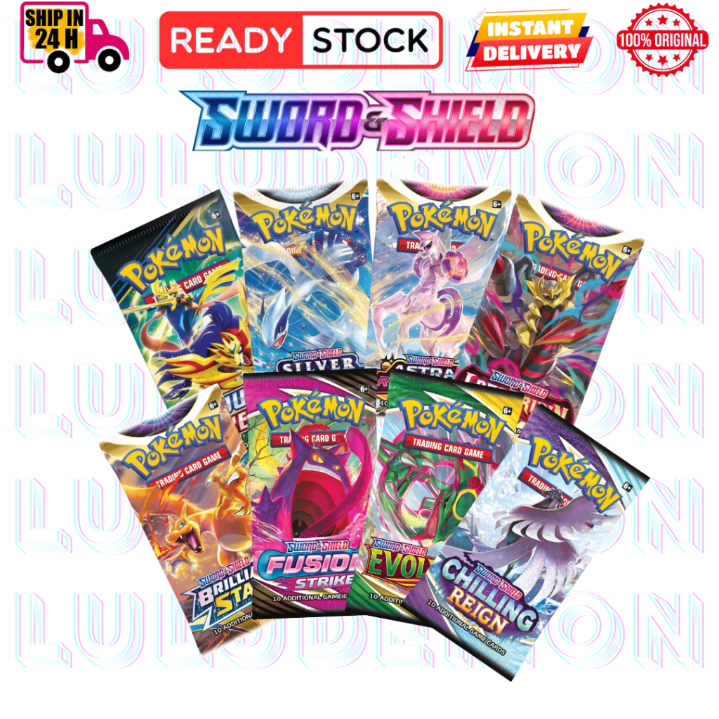 Pokemon TCG SWSH[ภาษาอังกฤษ]Fusion Strike/Crown Zenith/Evolving Skies/Lost Origin/Brilliant Stars Bo