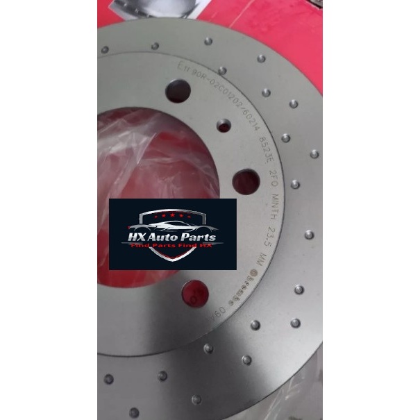 แผ่นหน้า BREMBO XTRA~ AUDI Q5 QU2.0