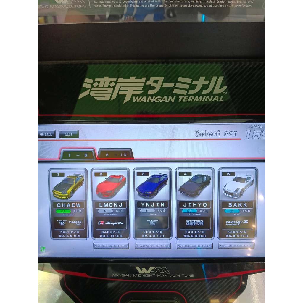 B9- Wangan Midnight 6RR Car Data- (R34) รวมข้อมูลเต็ม+ใช้การ์ด Banapassport x1