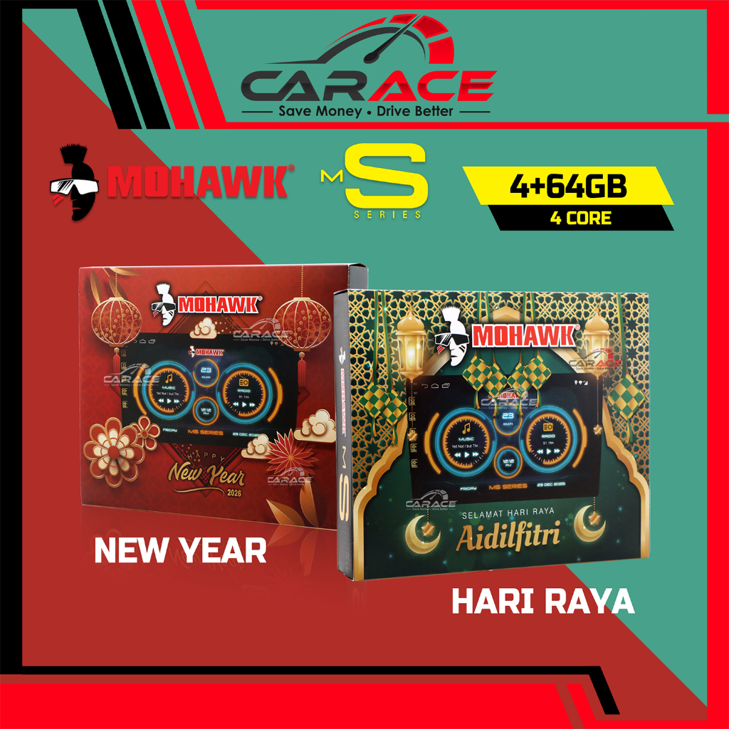 2026 RAYA Limited MOHAWK Android Player 4+64GB Plug and Play Car Player AHD 4 Core DSP EQ 32 Band หน