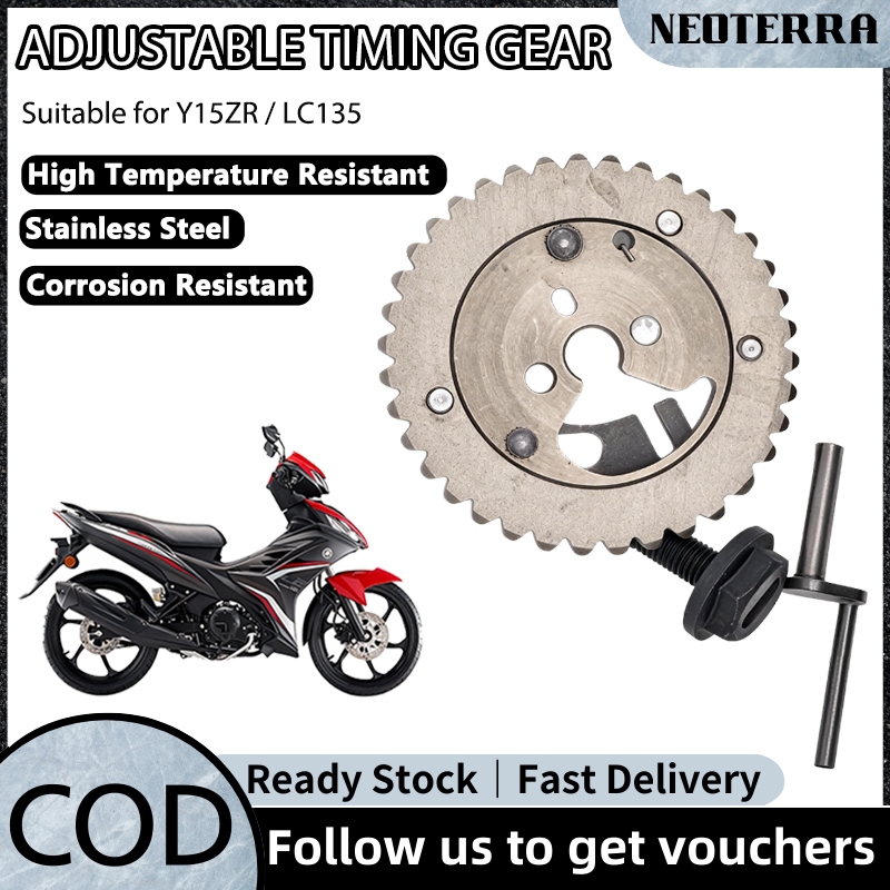 ปรับ Timing Gear Decom Pin Y15ZR / LC135 Redleo Timing Gear Decompin