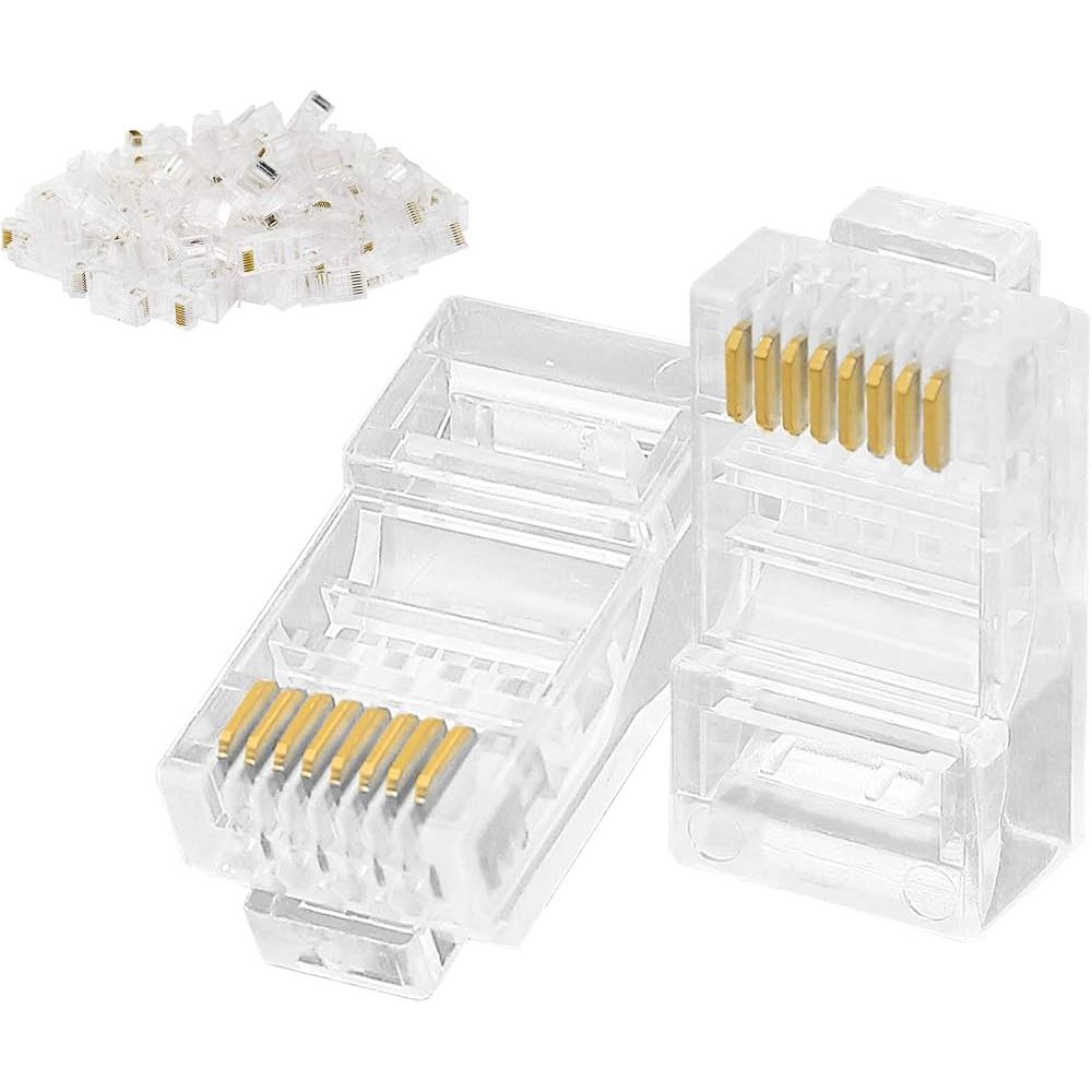 คุณภาพสูง Rj45 Cat5e/Cat6 Modular Plug Network Connector Rj45 ปลั๊ก 8P8C Connector