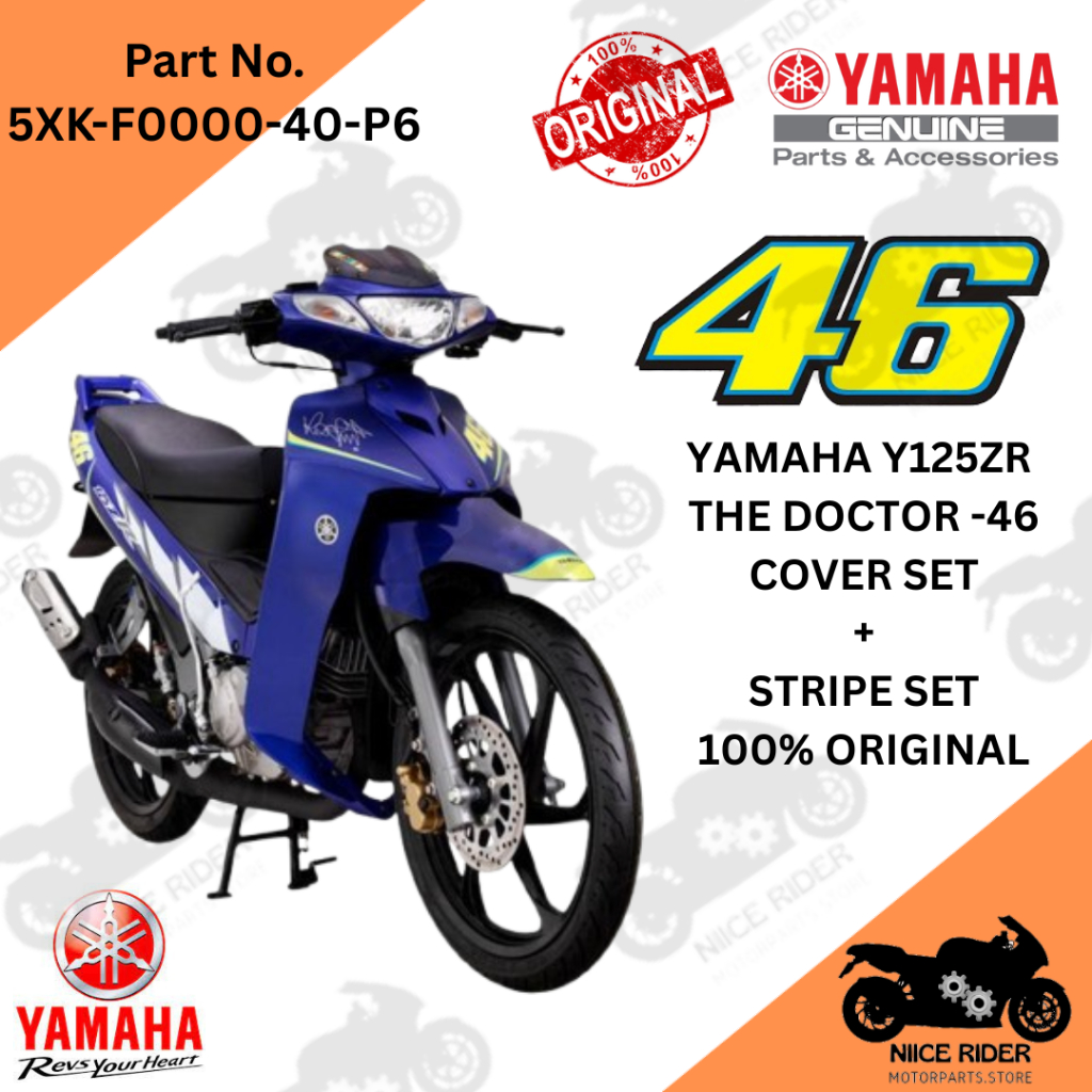 Yamaha Y125ZR ชุดครอบหมอ 46 พร้อมชุดแถบ 5XK-F0000-40-P6