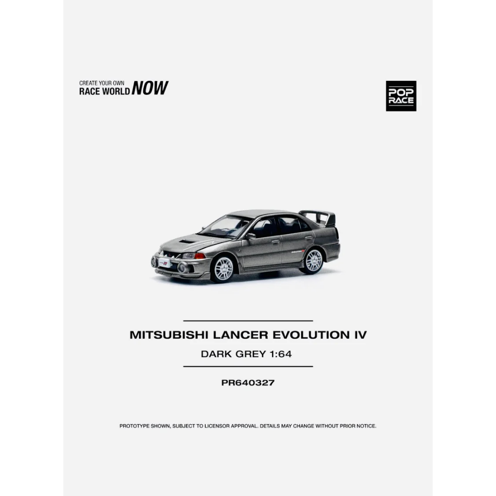 POP RACE PR64-327 MITSUBISHI LANCER EVOLUTION 4