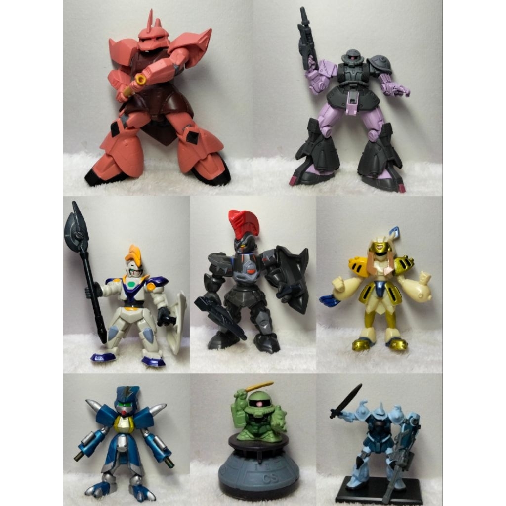 Preloved มินิฟิกเกอร์ mf41 MS-14S MS-06RD-4 MS-06 MS-07B-3 LBX ELYSION LBX ACHILLES DEED SUMILIDONOG