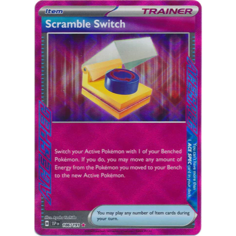 Pokemon TCG Scramble Switch 186/191 ACE SPEC (ภาษาอังกฤษ)
