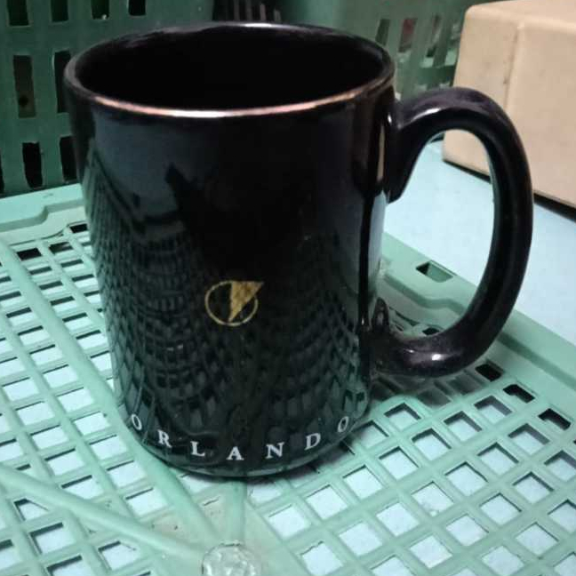 แก้ว orlando สีดํา vintage/mug lama orlando