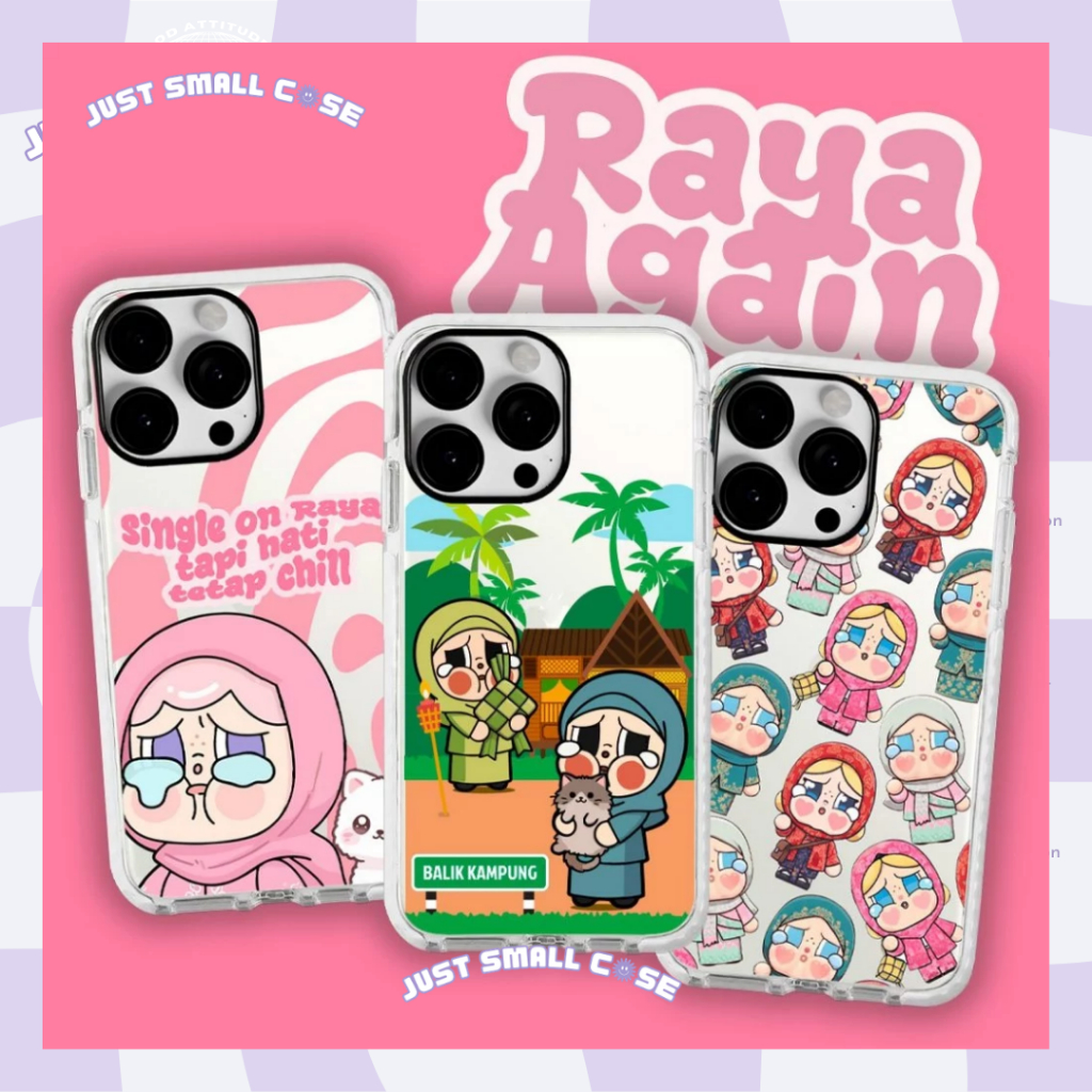 CRY BABY RAYA AGAIN EDITION กันชนเคสใสปลอกสําหรับ iPhone 17 PRO MAX 17 AIR 16 PRO MAX 16 PLUS 15 PRO