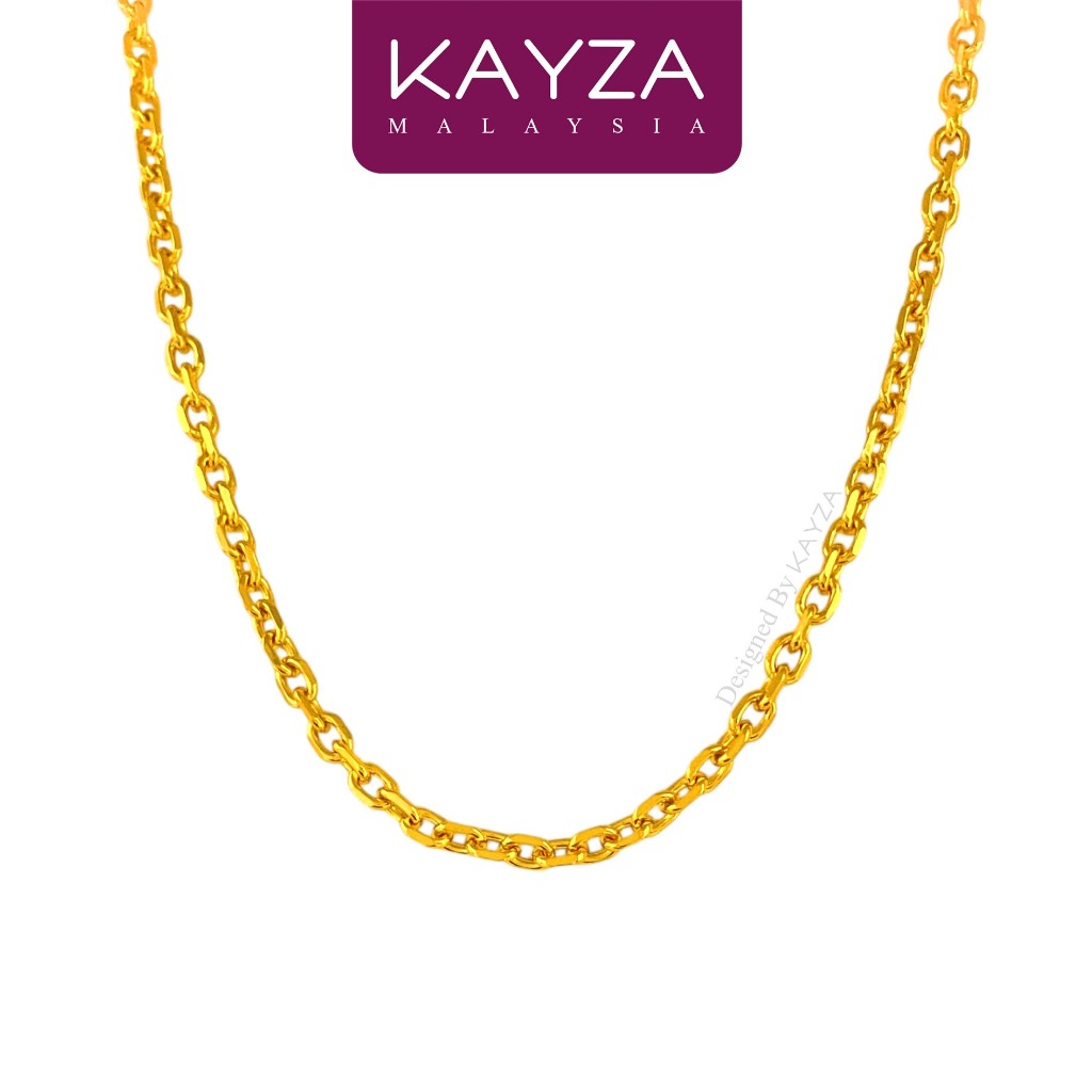 204C KAYZA XL Orbit สร้อยคอโซ่ การออกแบบงานฝีมือใน Emas-Reka Bentuk rantai leher