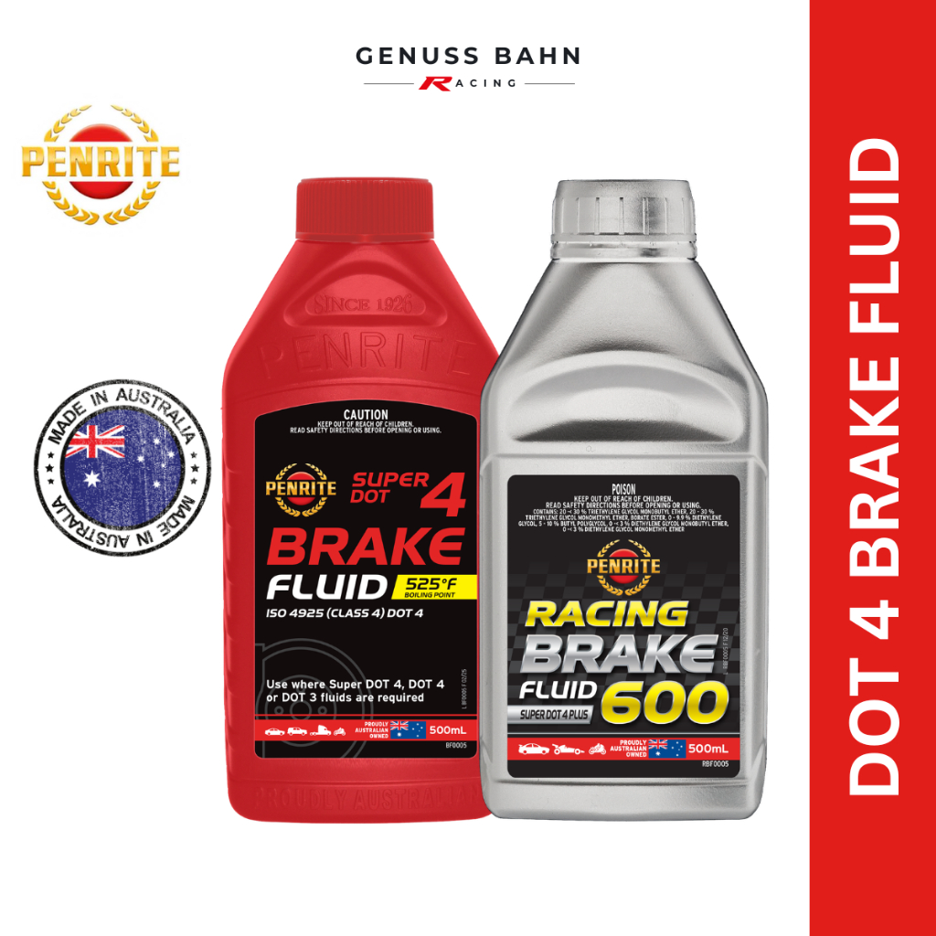 PENRITE Racing Brake Fluid / Super DOT 4 Brake Fluid Plus จุดเดือดสูง 500ml