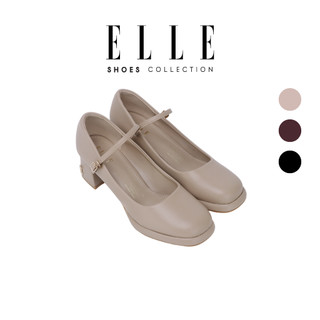 Elle Denise Comfy Fit Footbed Microfiber Leather  Mary Jane
