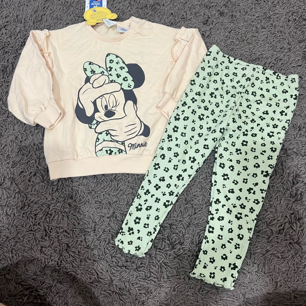 Lc Waikiki Minnie Sweatshirt & Leggings Set