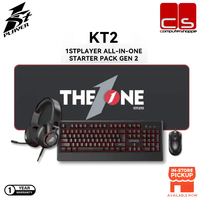 1STPLAYER KT2 GAMING COMBO SET STARTER PACK ( 4 IN 1 )