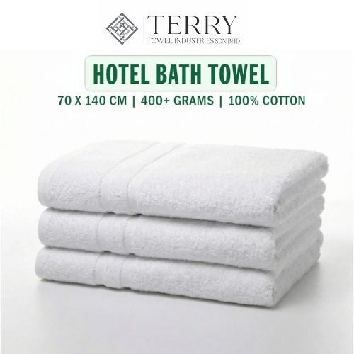 Branded Cotton HOTEL Towel : Marbella ~ Tuala Hotel / Hotel Bath Towel: 70x150cm Tuala Mandi Hotel /
