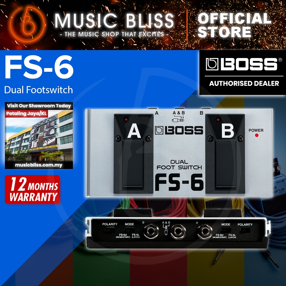สวิตช์เท้าคู่ Boss FS-6 (FS6)