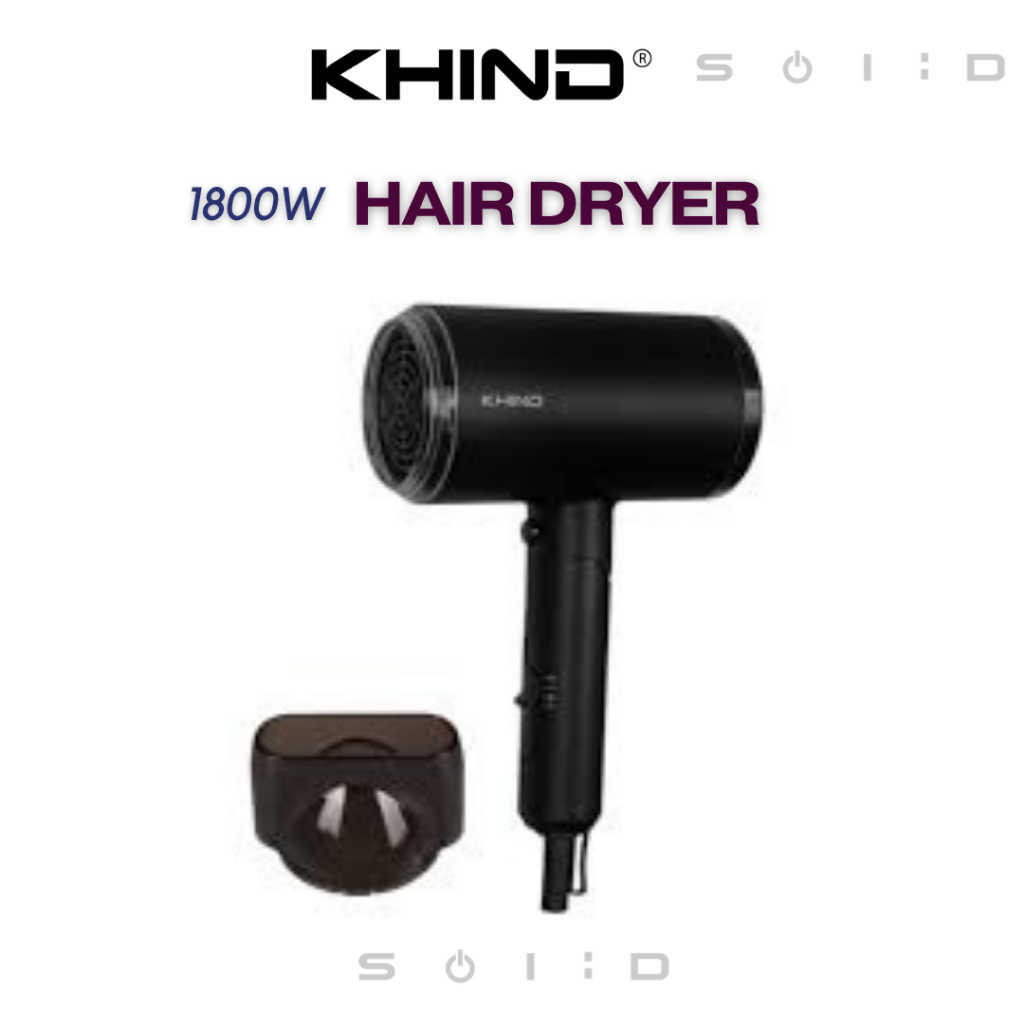 KHIND ไดร์เป่าผม 1800W, HD1800