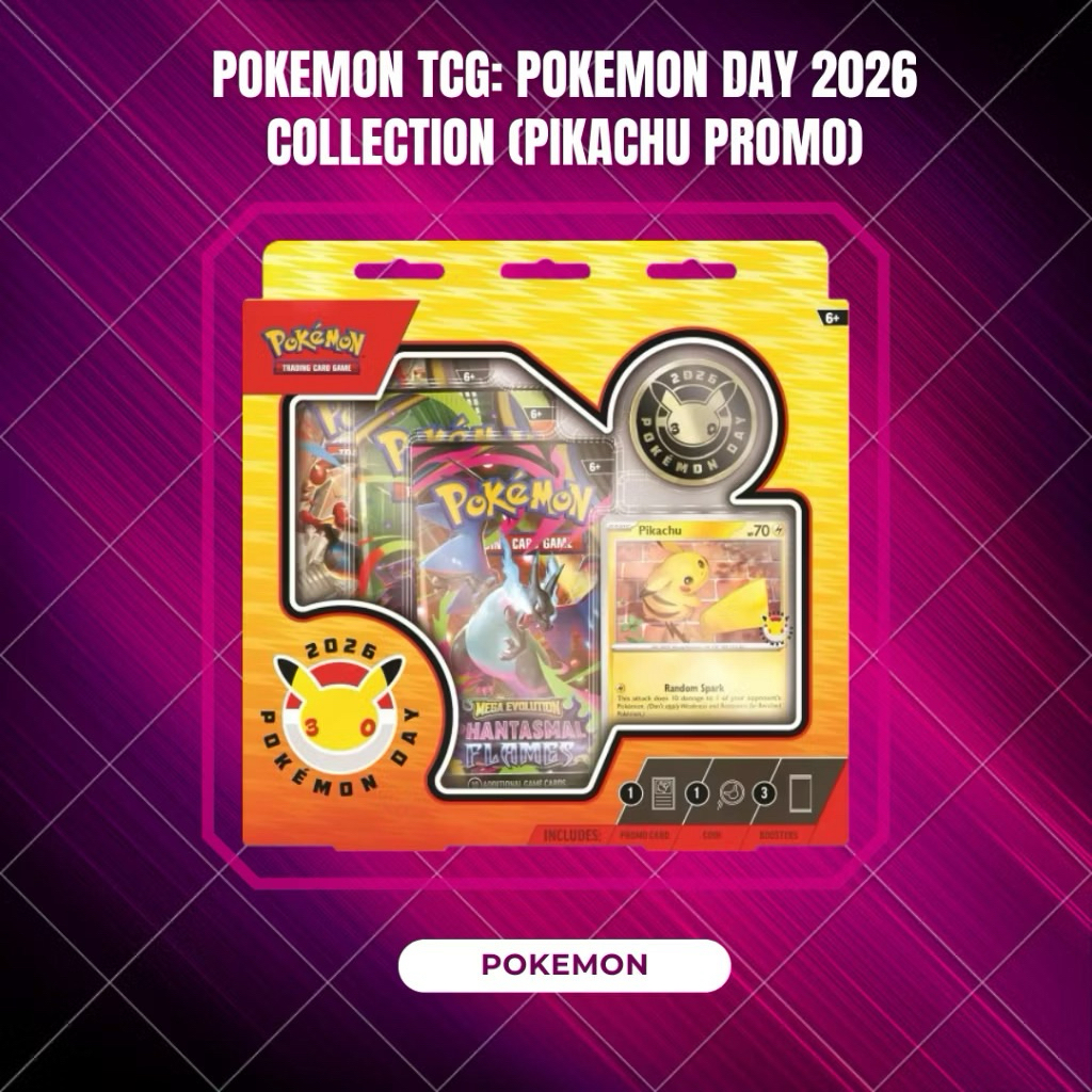 Pokémon TCG: Pokémon Day 2026 Collection ใหม่ปิดผนึก