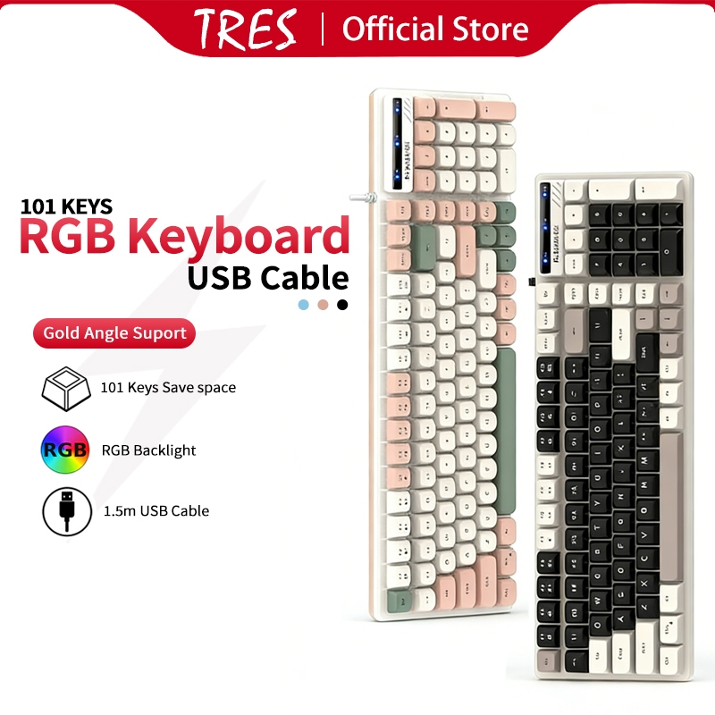 คีย์บอร์ดแบบกลไกสําหรับเล่นเกม RGB 60% เค้าโครง Pluggable Wired Dual Color PBT Keycaps