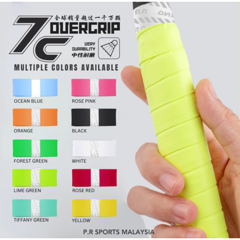 PR IND 7C BADMINTON GRIP  เชคซุย7C手胶 [PURUI / PR]