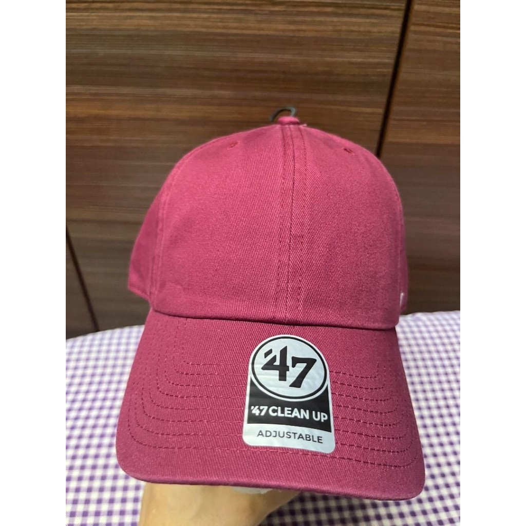 47 Clean Up Plum Basic Baseball Cap Adjustable Strapback