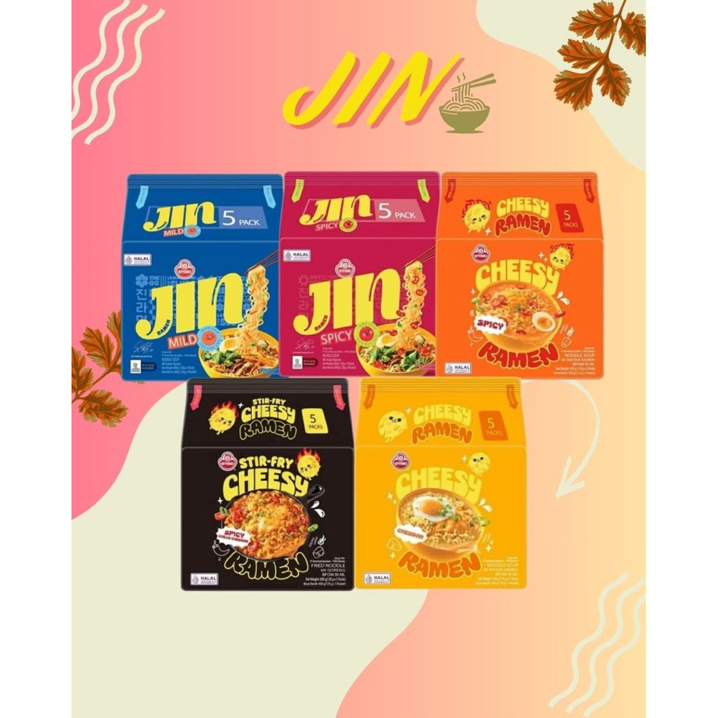 [Halal] อร่อยแบบเกาหลีแท้ กับ Jin Ramen — เลือกรส Mild เบาๆ, Spicy เผ็ดสะใจ, หรือ Cheesy & Stir-Fry 
