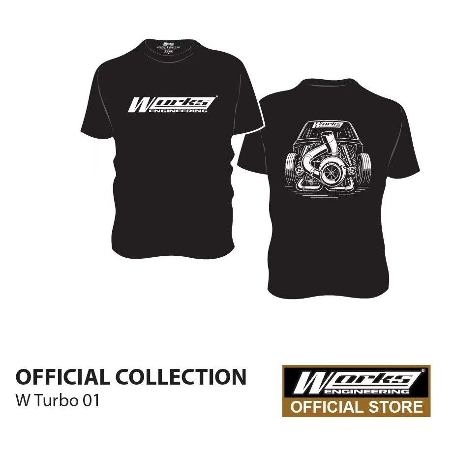 เสื้อยืดรุ่นลิมิเต็ดของ Works Engineering Turbo Design