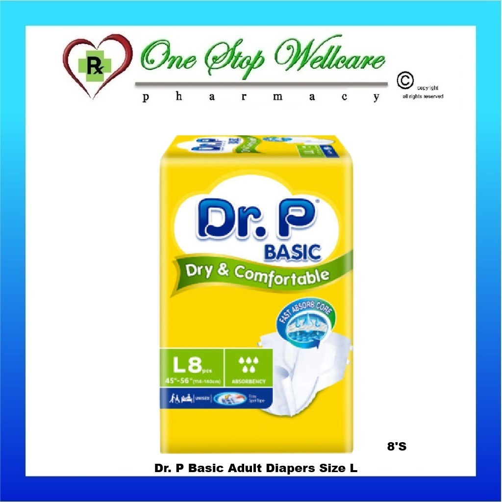 DR.P ADULT DIAPERS (L) 9S