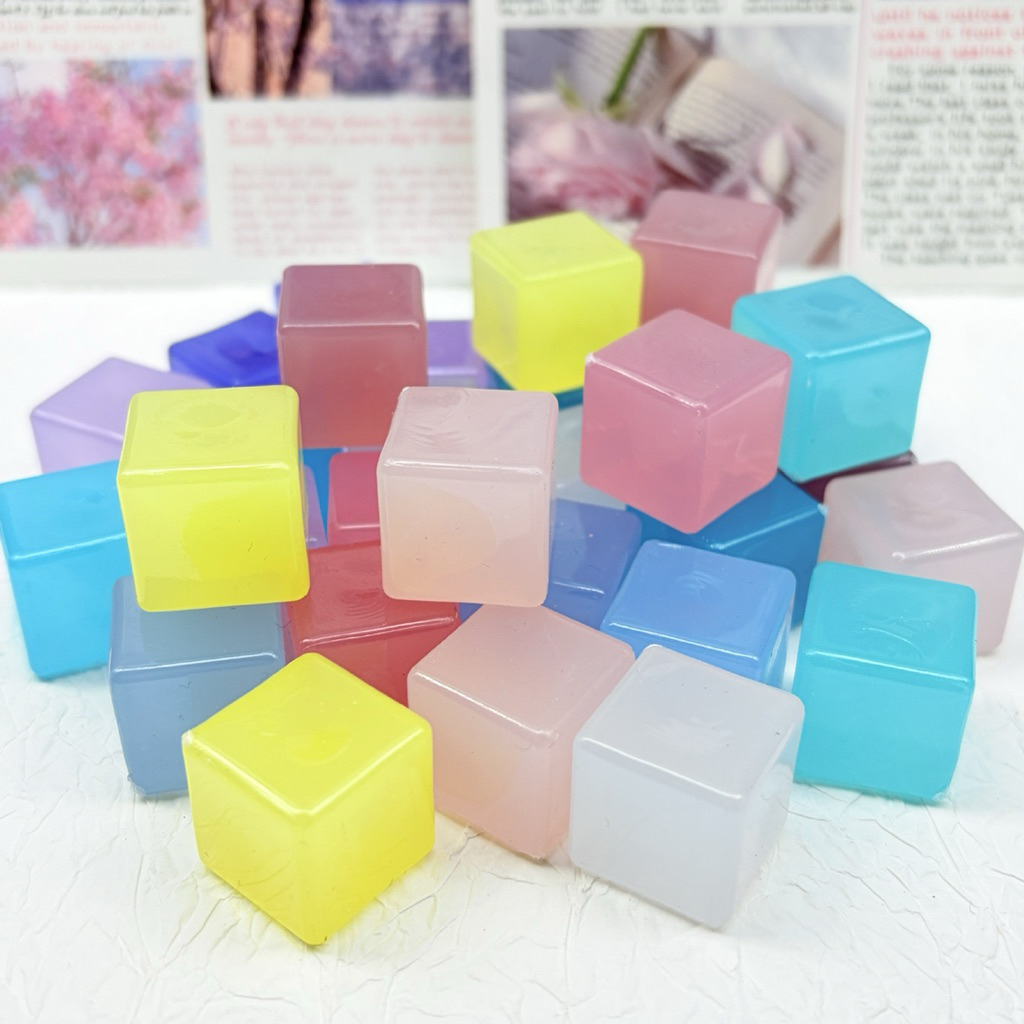 18 มม. [FLAT] Jelly Color Icecubes - GAME TIKAM / BLIND BOX GAME / เกม袋