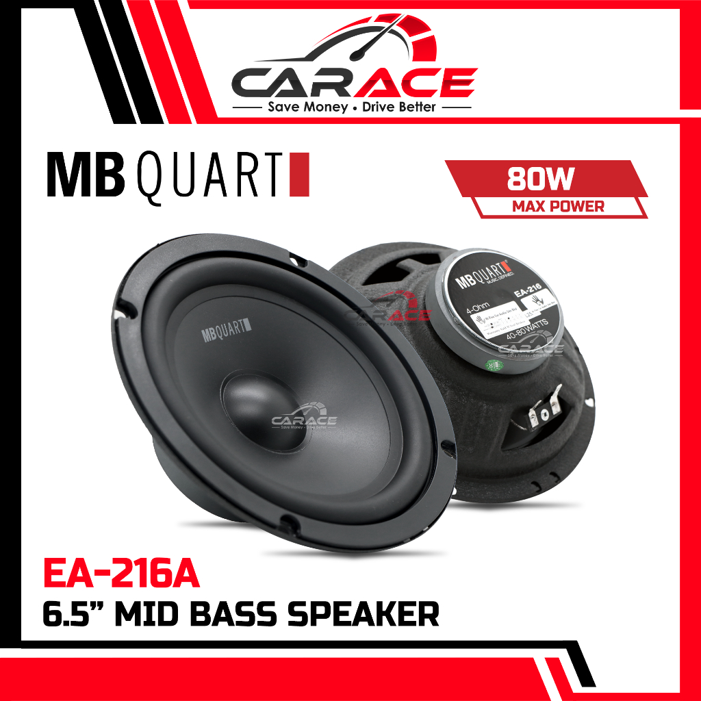MB Quart EA Series 6.5" ลําโพงเสียงกลาง Kereta MidBass Spk 80W MBQuart EA-216A