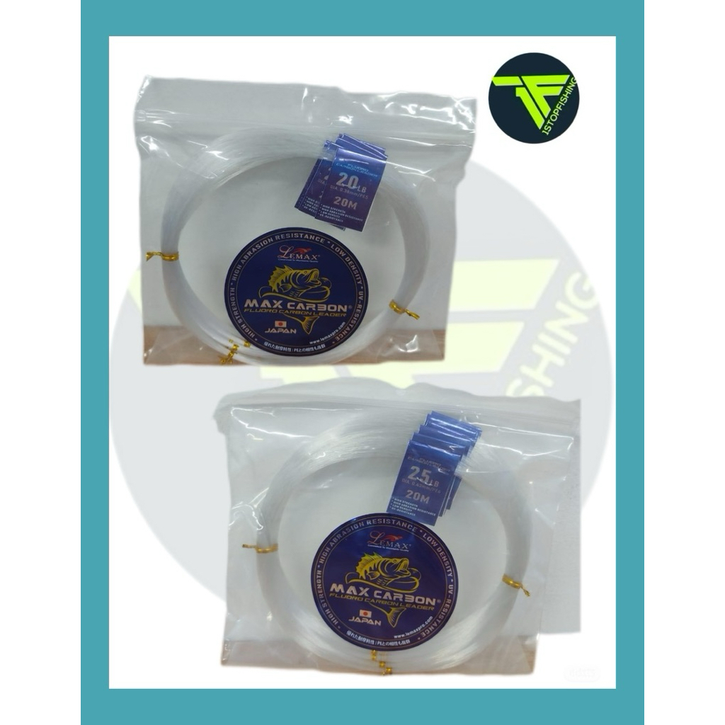 LINE, LEMAX MAX CARBON FLUORO CARBON LEADER 20M