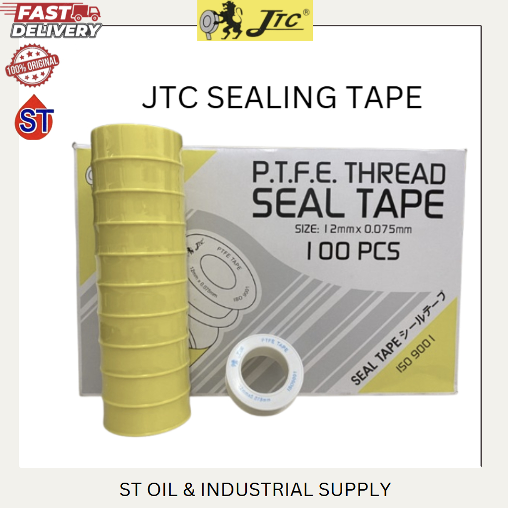 (1ชิ้น) PTFE Thread Seal Tape สีขาว PTFE Seal Tape / Sealing Tape / Putih Hose Tape Pipe 水 Lozen白胶布