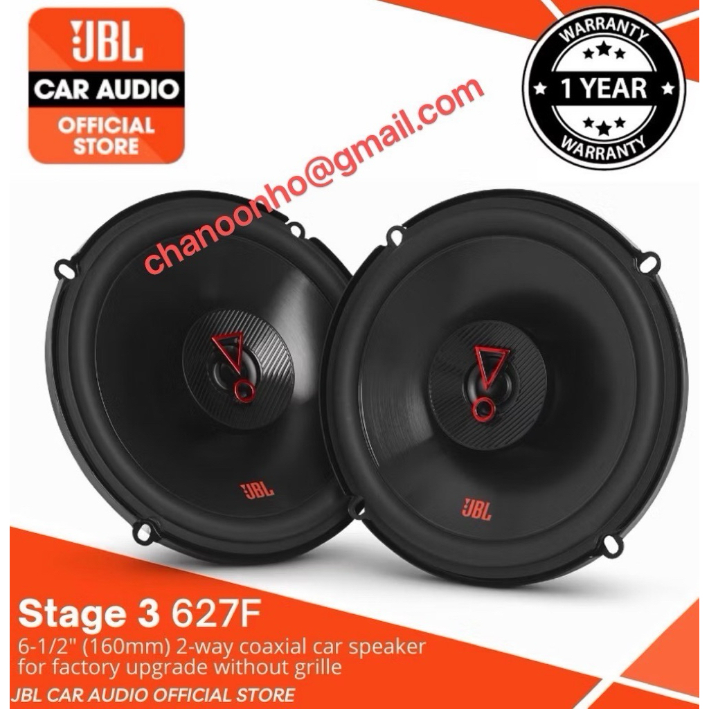 HARMAN Stage3 627F 6.5 (160MM) 2 Way Coaxial Audio Speaker Without Cover