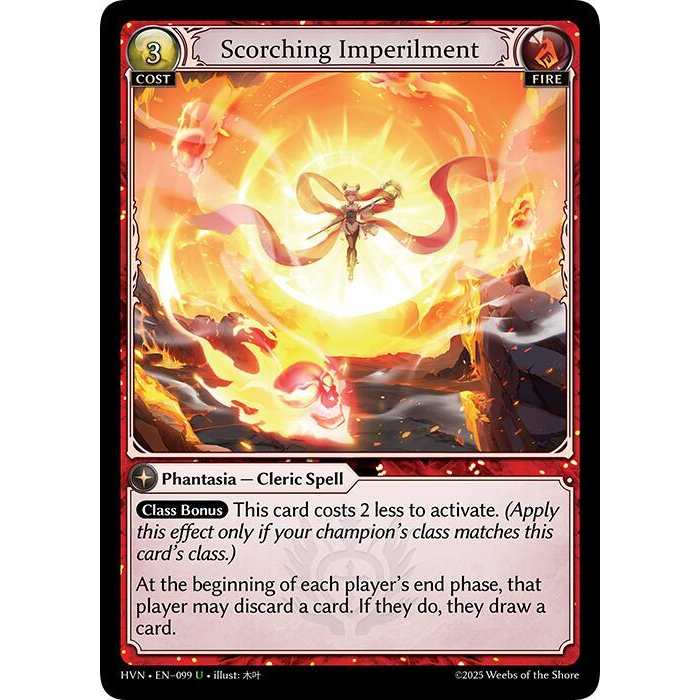 Grand Archive TCG - Scorching Imperilment (U)(ฟอยล์) - Abyssal Heaven