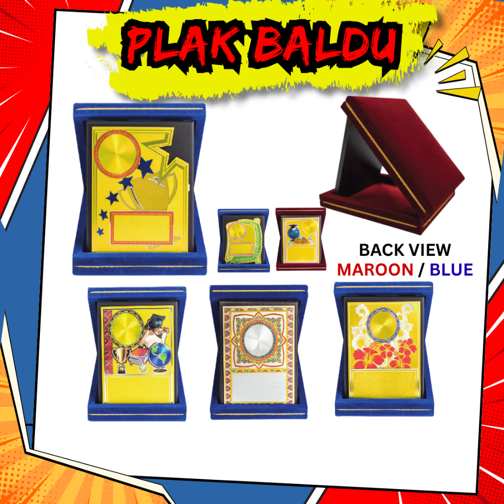 Velvet Plaque 3 Velvet Box Series – Award Plaque School & Sports Award Plaque