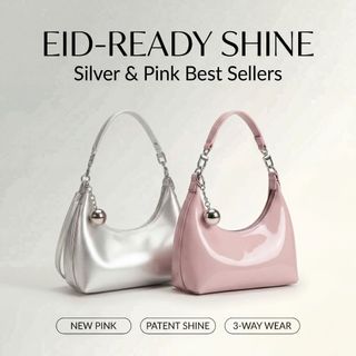 Trendy Glossy Shoulder Bag Women Patent Pu Leather Handbag Half-Moon Commuter Versatile Shoulder Underarm Purse [133]