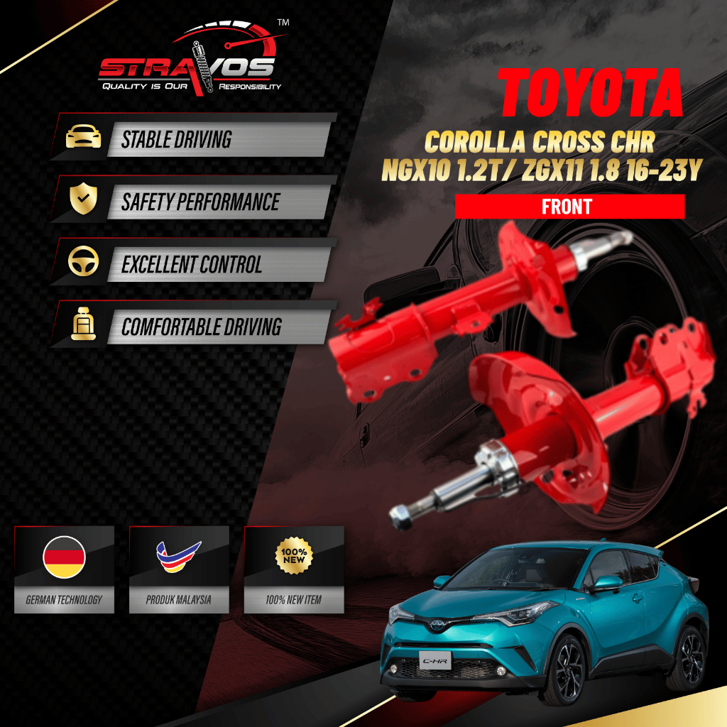 TOYOTA COROLLA CROSS CHR NGX10 1.2T / ZGX11 1.8 16-23Y โช้คอัพ Heavy Duty โช้คอัพรถยนต์