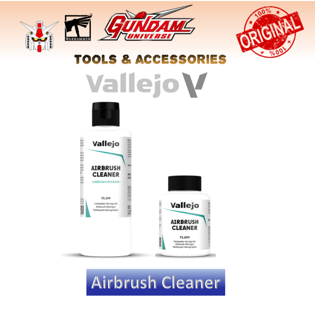 Vallejo Paint Airbrush Cleaner Warhammer Paint Custom Paint Auxiliary 85ml 200ml
