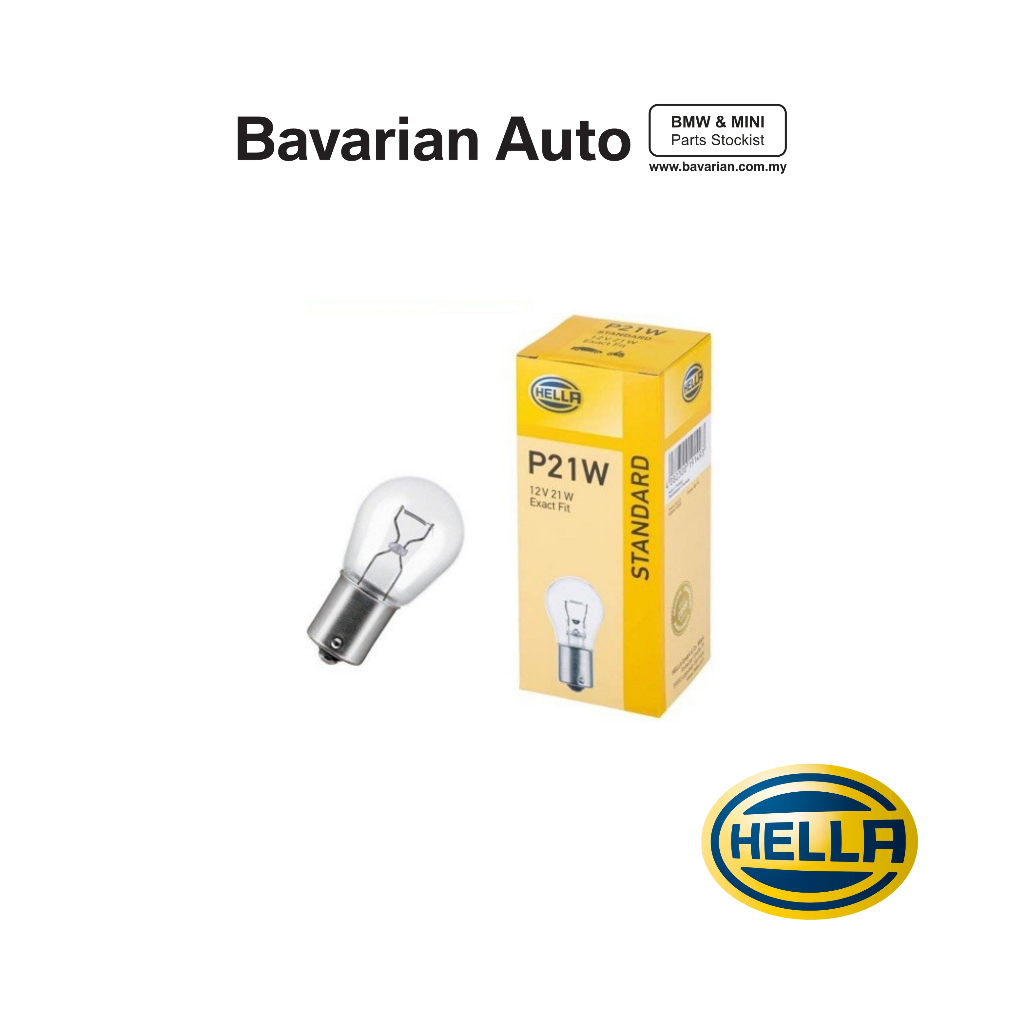 หลอดไฟ HELLA (P21W/12V/21W) BMW/MINI 63217160789