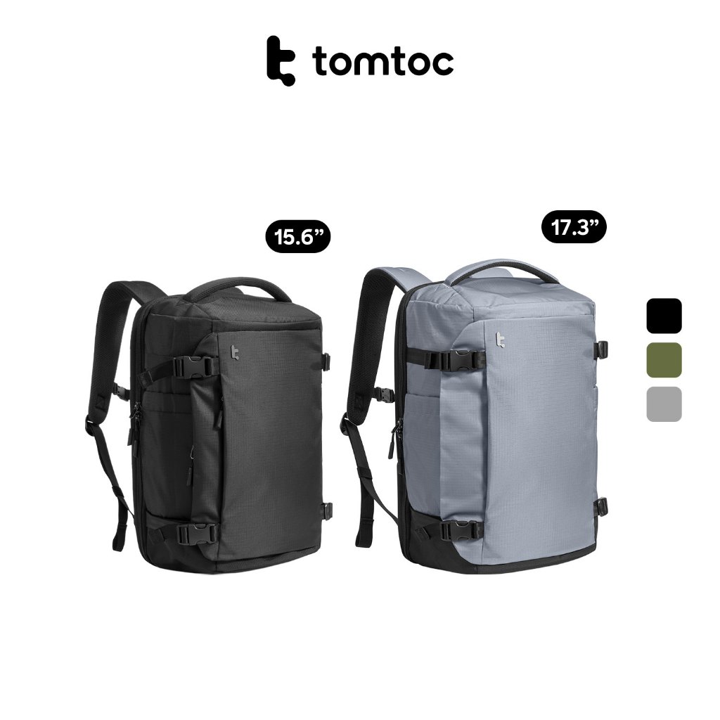 [HOT] tomtoc T66 Travel Backpack One Bag Carry Onกระเป๋าเดินทาง 15.6 & 17.3 นิ้วกระเป๋าแล็ปท็อป - Be
