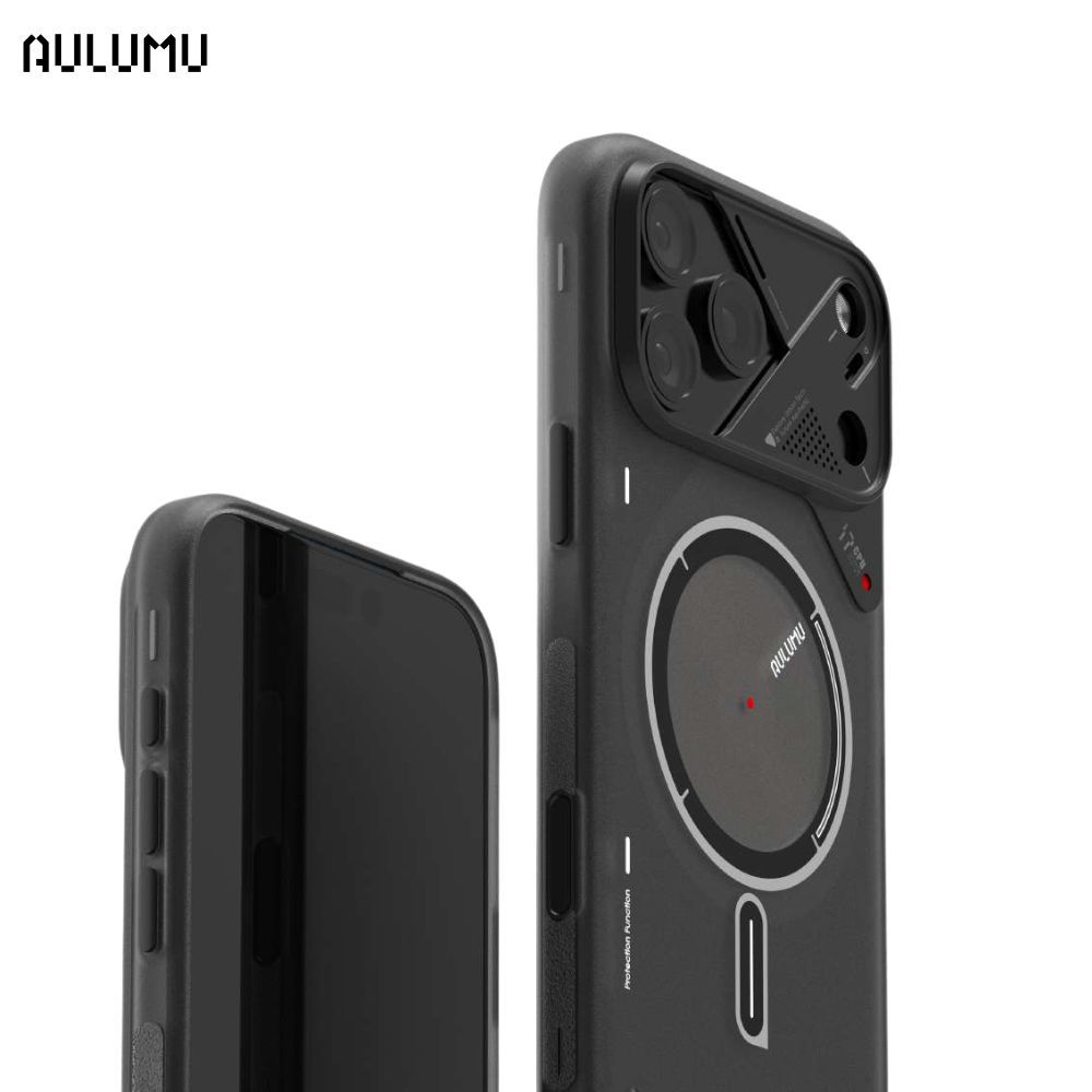 Aulumu A17 Frosted Case เข้ากันได้กับการชาร์จไร้สาย 17 Pro / 17 Pro Max