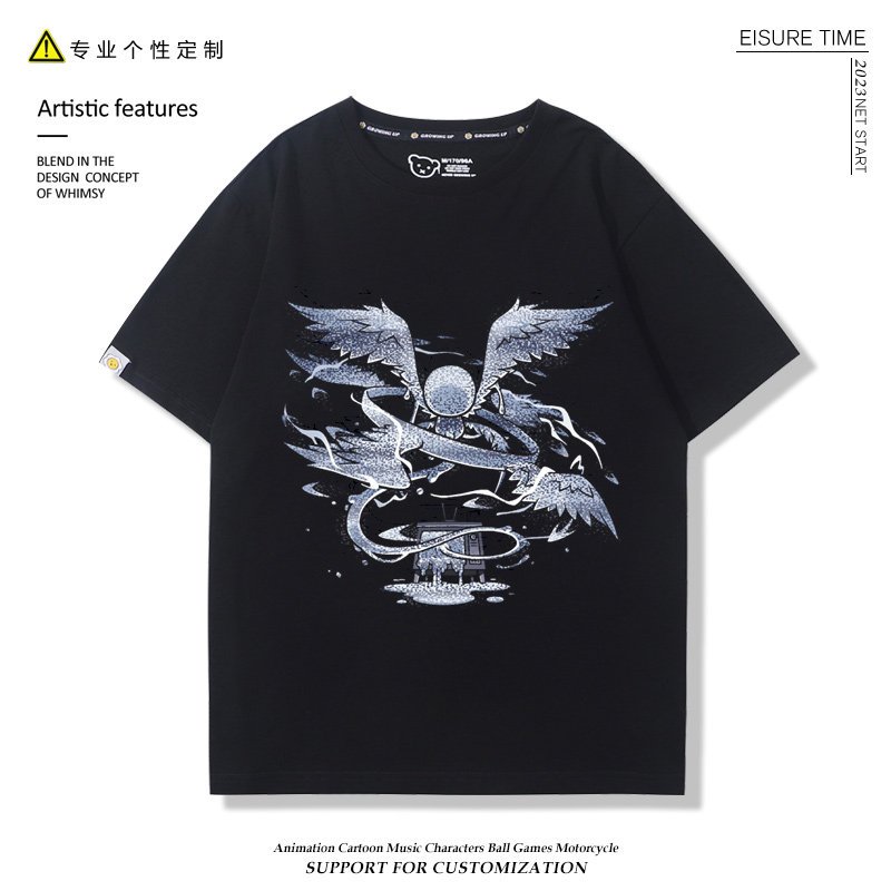 The Binding of Isaac - เกมรวมของ Isaac - เสื้อยืดแขนสั้นสําหรับผู้ชายและผู้หญิง เสื้อผ้าผ้าฝ้ายแท้33