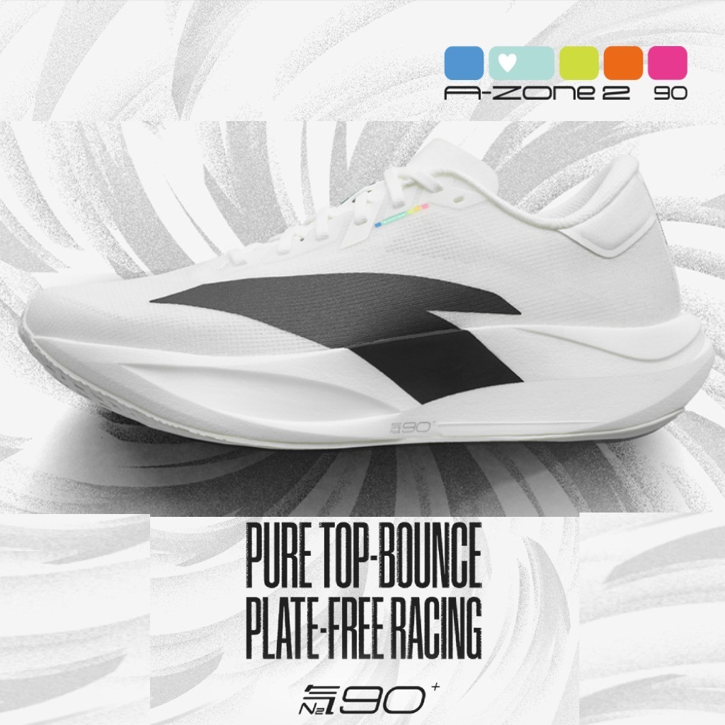 รองเท้าวิ่ง ANTA Women Zone 2 90 1226B5579-7 Paper White/Basic Black