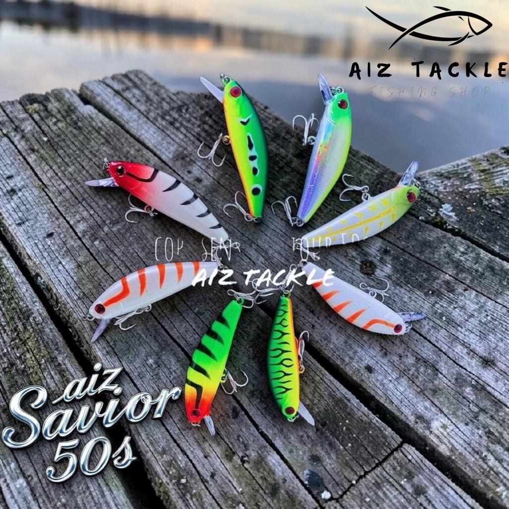 Gewang Aiz Saviour 50s Limited Colour Minnow / ปลาซิวจม / Sebarau PB