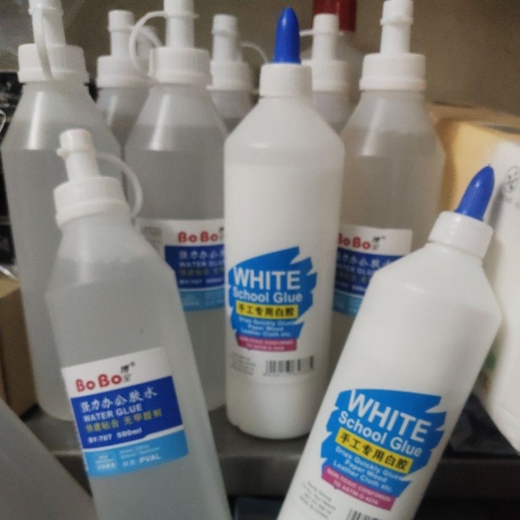 Chunbe 1000ml Clear GlueType: GE5505 ปลายขวดธรรมดา/ GE6610 Sharp Tip/กาวลาเท็กซ์สีขาว