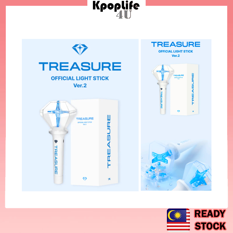 ( OFFICIAL ) Treasure Lighstick Ver.2 YG SELECT ( BLUETOOTH ) แท่งไฟอย่างเป็นทางการสําหรับคอนเสิร์ตใ